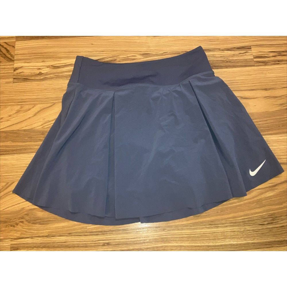 Nike Navy Blue Tennis Skort with White Swoosh